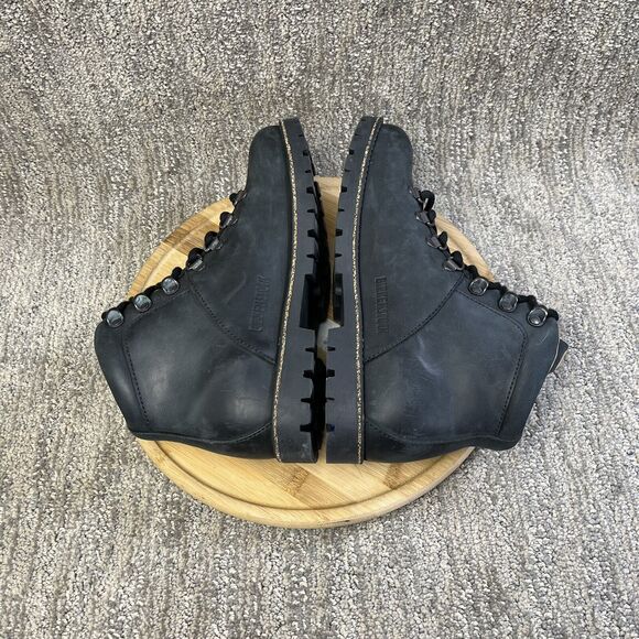 NEW Birkenstock Jackson Black Nubuck Leather Boots Women Size 37 US 6 Narrow Fit - Picture 6 of 9